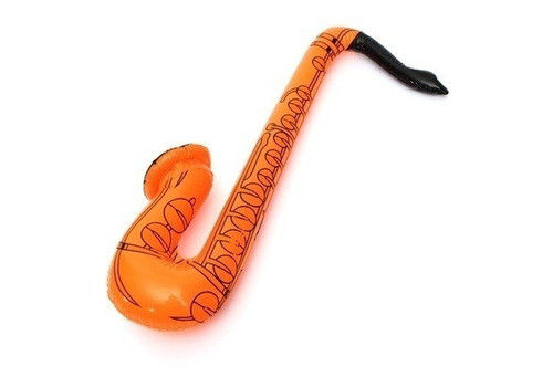 Saxo Musica Inflable 52cm Halloween Cotillon Disfraz 1