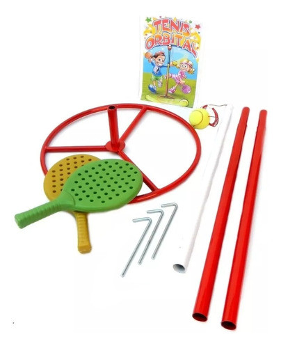 Juego De Tenis Orbital 2mts Altura Metálico De Casa Valente 1