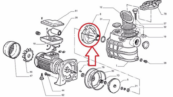 Difusor Bomba De Agua Villa Zappa Modelo Viejo 0