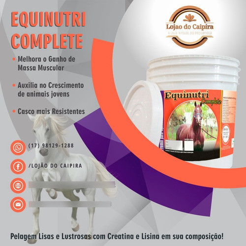 2kg Equinutri Complete-suplemento P/ Ganho De Massa Muscular 1