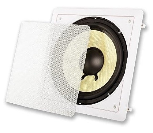 Acustica Audio Hds10 10pulgadas En Pared Kevlar Subwoofer Bl 0