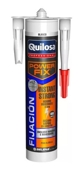 Adhesivo Power Fix Agarre Inmediato 3 Segundos Quilosa 430g 0
