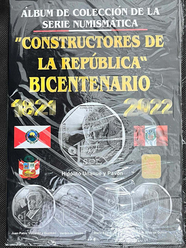 Álbum Monedas Perú - Constr. De La República - 1 Nuevo Sol 1