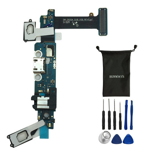 Puerto De Carga Para Samsung S6 G920a Replacement Con Device 0