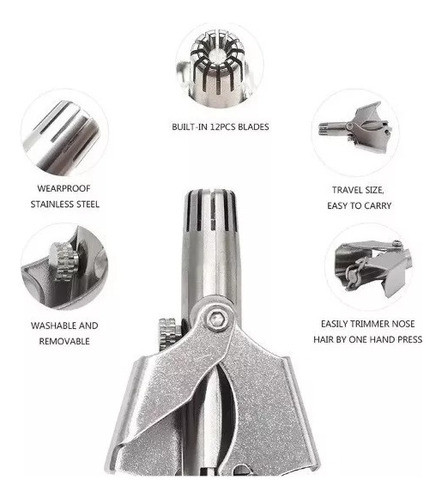 Corta Pelo De Nariz, No Usa Pilas Ni Cables,  Útil 1