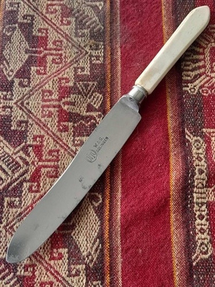 Antiguo Cuchillo Paleta Alemán Otto Wolff & Schorr Solingen 0 Antiguo Cuchillo Paleta Alemán Otto Wolff & Schorr Solingen 0