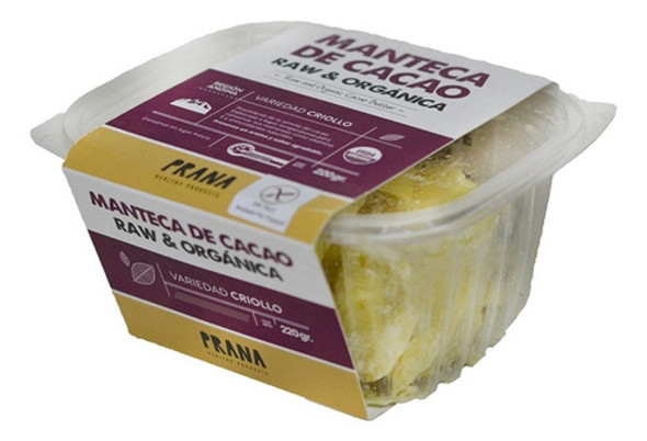 Manteca De Cacao Raw Y Orgánica Prana 220grs - Tresdeseosuy 0 Manteca De Cacao Raw Y Orgánica Prana 220grs - Tresdeseosuy 0