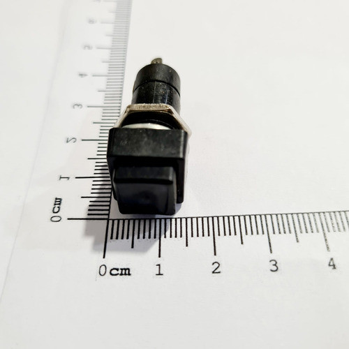 3 X Chave Push-button Na Quadrada Pbs12b Preta 57.17.018pt 0