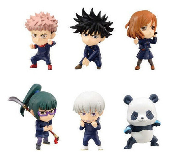 Set De 6 Figuras Jujutsu Kaisen - Bandai Originales 0