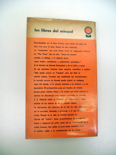 El Curandero Mistico Naipaul Libros Del Mirasol Ok Boedo 1
