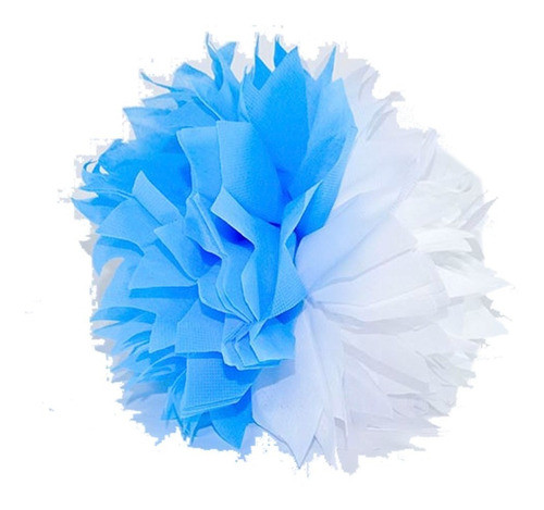 Pompon Argentina 30 Cm Fiselina X10 Cotillon Sergio Once 0