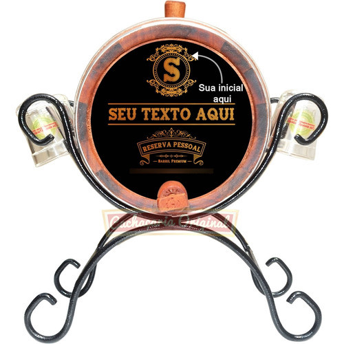 Barril De Jequitibá 2 Litros - Seu Texto 1 1