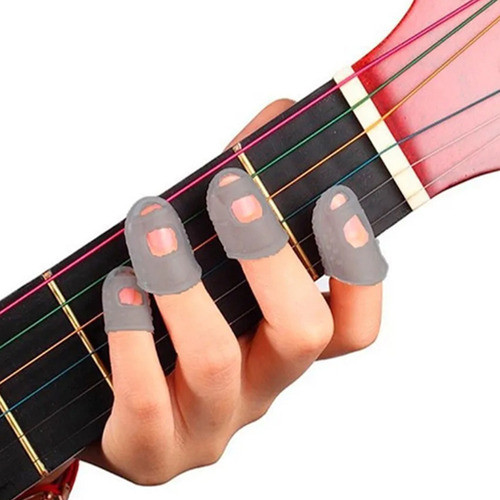 Protetor De Dedo P/ Tocar Violão Guitarra Dedal Tamanho P 0
