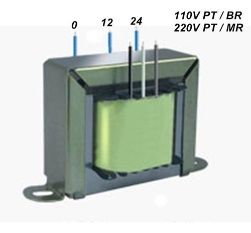 Kit Trafo 12v+12v X 1a E 12v X 1a Aciona Fechadura 1