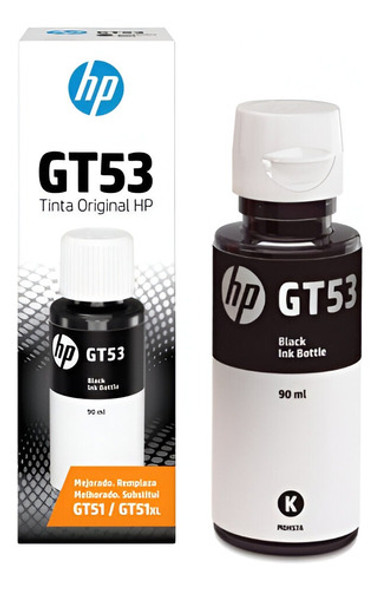 Botella Tinta Hp 1vv22al Negro Gt53 5810 5820 415 615 519 0 Botella Tinta Hp 1vv22al Negro Gt53 5810 5820 415 615 519 0
