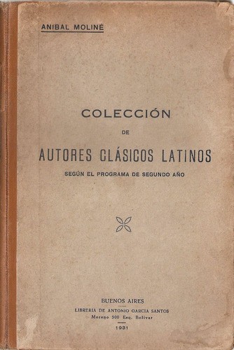 Coleccion Autores Clasicos Latinos 2 - Moline -garcia Santos 0