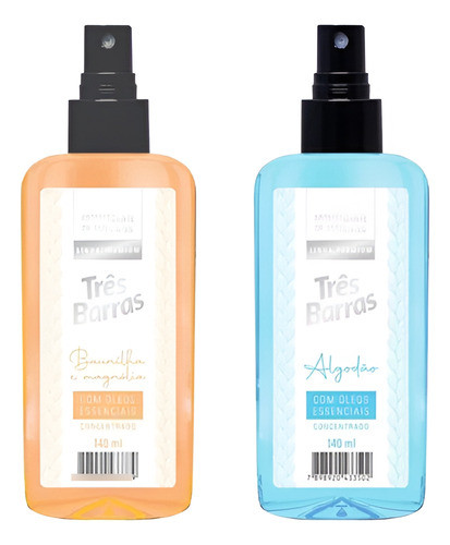 2 Aromatizante Premium Spray Fragrânci Limpeza Higiene 140ml 0