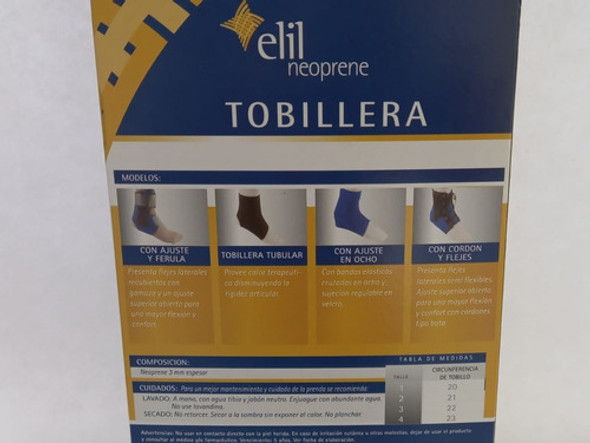 Rodiillera Tubular Elil De Neoprene T1 Al 4. 1