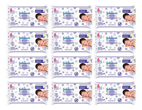 Johnson's Baby X12 Toallitas Húmedas Antes De Dormir 48u 6c 0