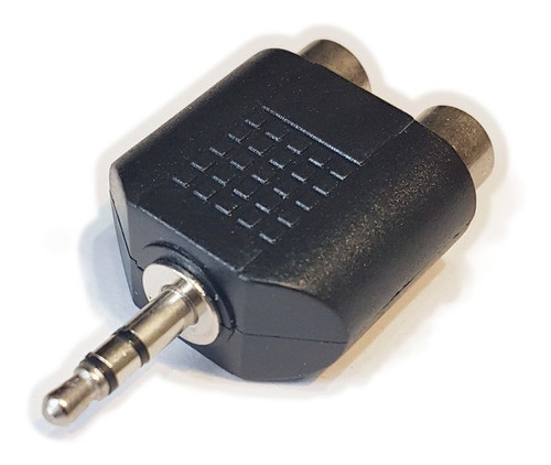 Adaptador Miniplug 3,5 Estereo Mach A 2 Rca Hemb 1