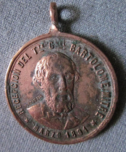Bartolome Mitre Medalla Antigua 0