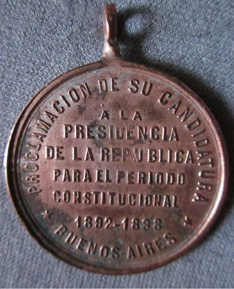 Bartolome Mitre Medalla Antigua 1
