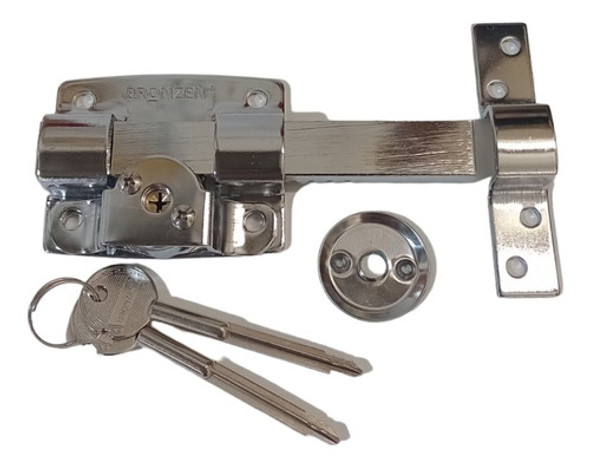 Pasador De Seguridad Con Llave Cruz Cromado Bronzen 1