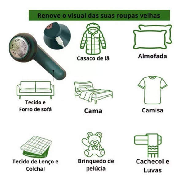 Removedor Fios Recarregável: Papa Bolinha Profissional 1