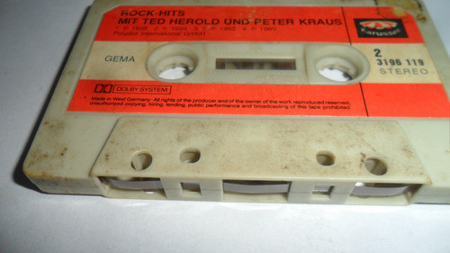 Cassette Ted Herold & Peter Kraus- Rock-hits 1