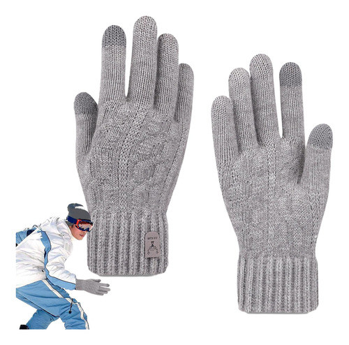 De Malha Isoladas De Neve Acolchoadas Com Tela Sensível Ao T 0