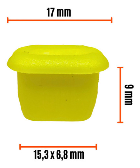Clip Grampa Traba Muelita Moldura Zocalo P/ Fiat Punto X10 C 1