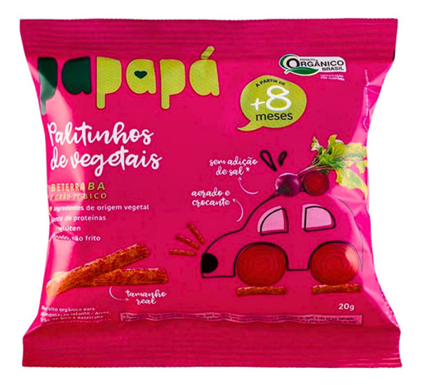 Papapa Palitinhos De Vegetais Biscoito Infantil Organico 20g 0 Papapa Palitinhos De Vegetais Biscoito Infantil Organico 20g 0