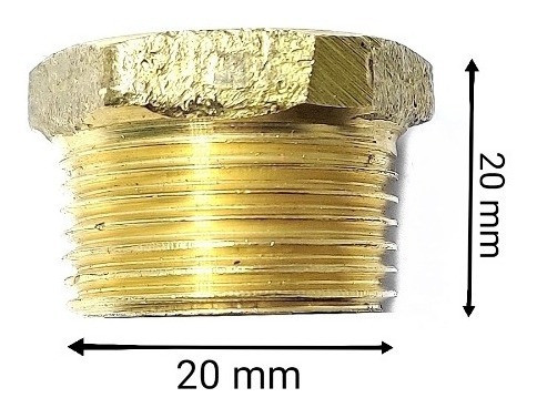 Luva De Redução Latão 3/4 X 1/2 Bsp,  Redutor 3/4 X 1/2 1