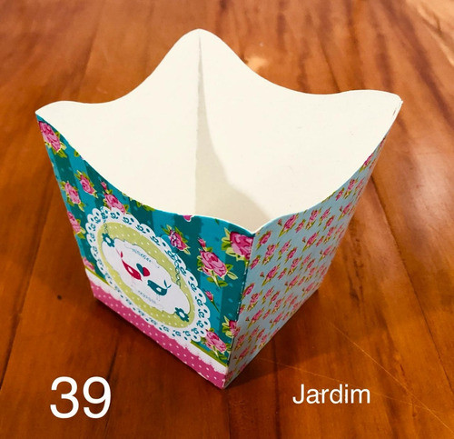 10 Cachepô De Papel Para Festa Doces Decoração Tema Jardim 0