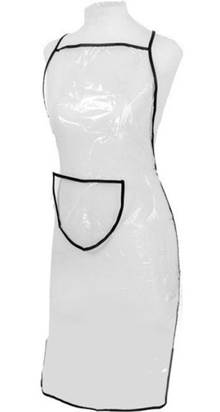 Delantal Para Teñidos Plástico Transparente Peluquería 0