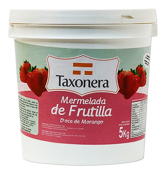 Mermelda Frutilla Taxonera ( 5 Kg ) 0 Mermelda Frutilla Taxonera ( 5 Kg ) 0