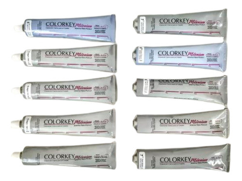 Tintura Silkey Milleniun Colorkey X10 Unidades  Profesional 0
