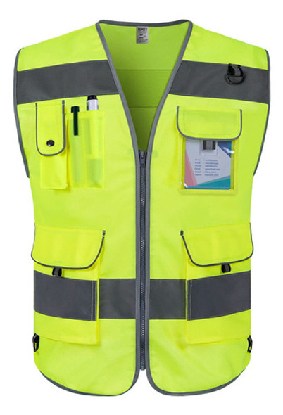 Tccfcct - Chaleco De Alta Visibilidad, Chaleco De Seguridad 0