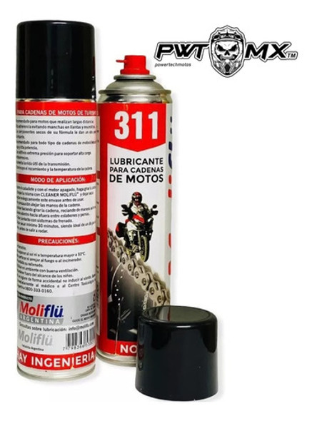 Grasa Lubricante Cadenas Motos Turismo Moliflu 400 Ml 1