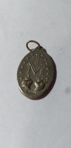 Antigua Medalla De La Virgen María 1