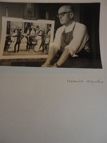 Fotografia Del Pintor Horacio Butler Firmada Mas Lamina 1