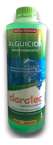 Alguicida Pileta Manteniento X 1 Litro Clorotec 0