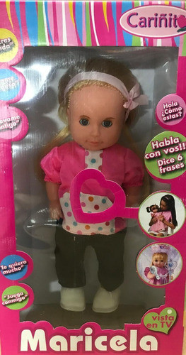Muñeca Maricela Que Habla Cariñito Frases Y Accesorios Full 0