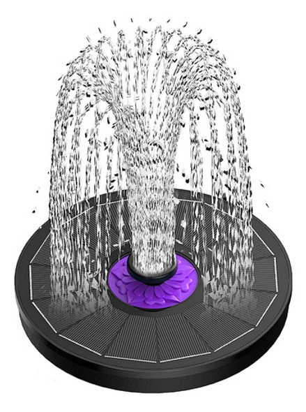 Szmp Solar Fountain 3.5w Bird Bath Fountains With Flower 202 0