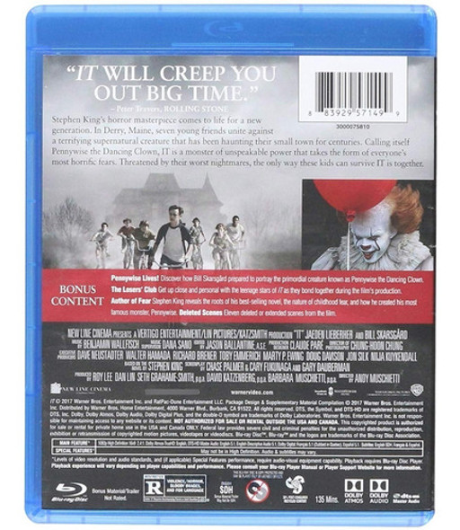 Blu-ray It / Eso / De Stephen King (2017) 1