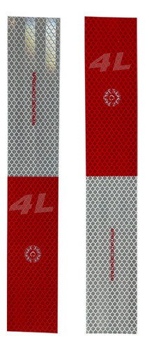 Kit 10 Faixa Refletiva Lateral Caminhão Trailer Carr Coragem 1