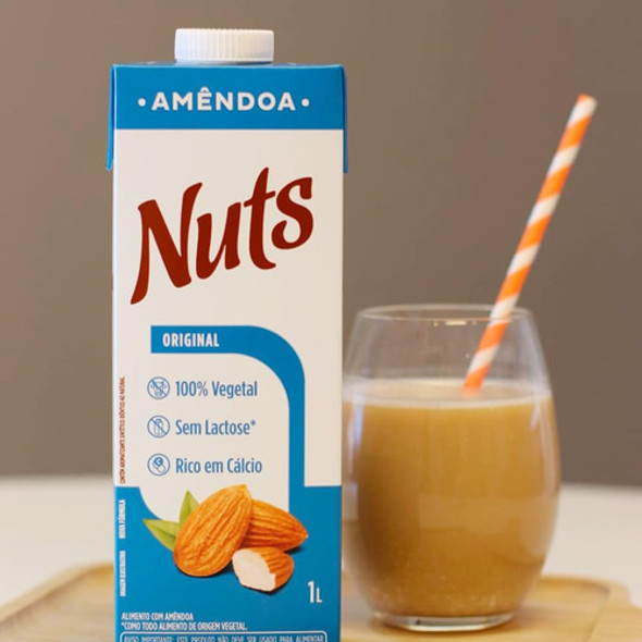 Kit 3 Bebida À Base De Amêndoa Original Nuts Caixa 1l 1