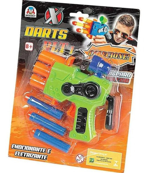 Lançador De Dardos X Darts Plt 1 Disparo Preciso 3 Dardos 1