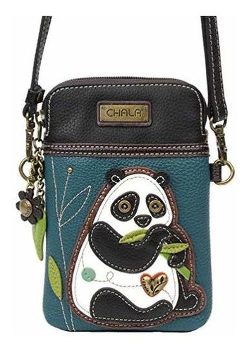Chala Panda Bolso Bandolera Con Correa Convertible 1