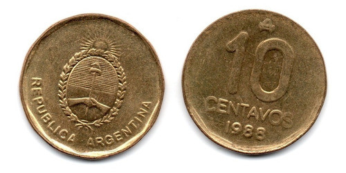 Argentina Moneda 10 Centavos Austral 1988 Casi Sin Circular 0